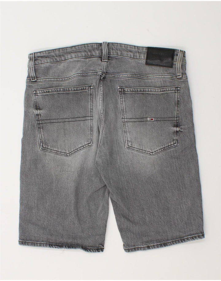 Мужские джинсовые шорты Tommy Hilfiger W36, большие серые, хлопок