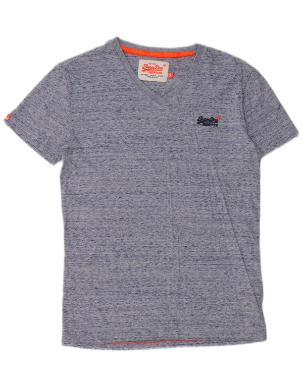 Мужская футболка Superdry, маленький синий крапчатый хлопок