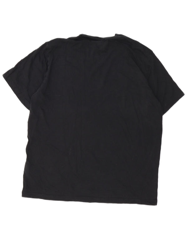 Мужская футболка с рисунком Champion 2XL, черный хлопок