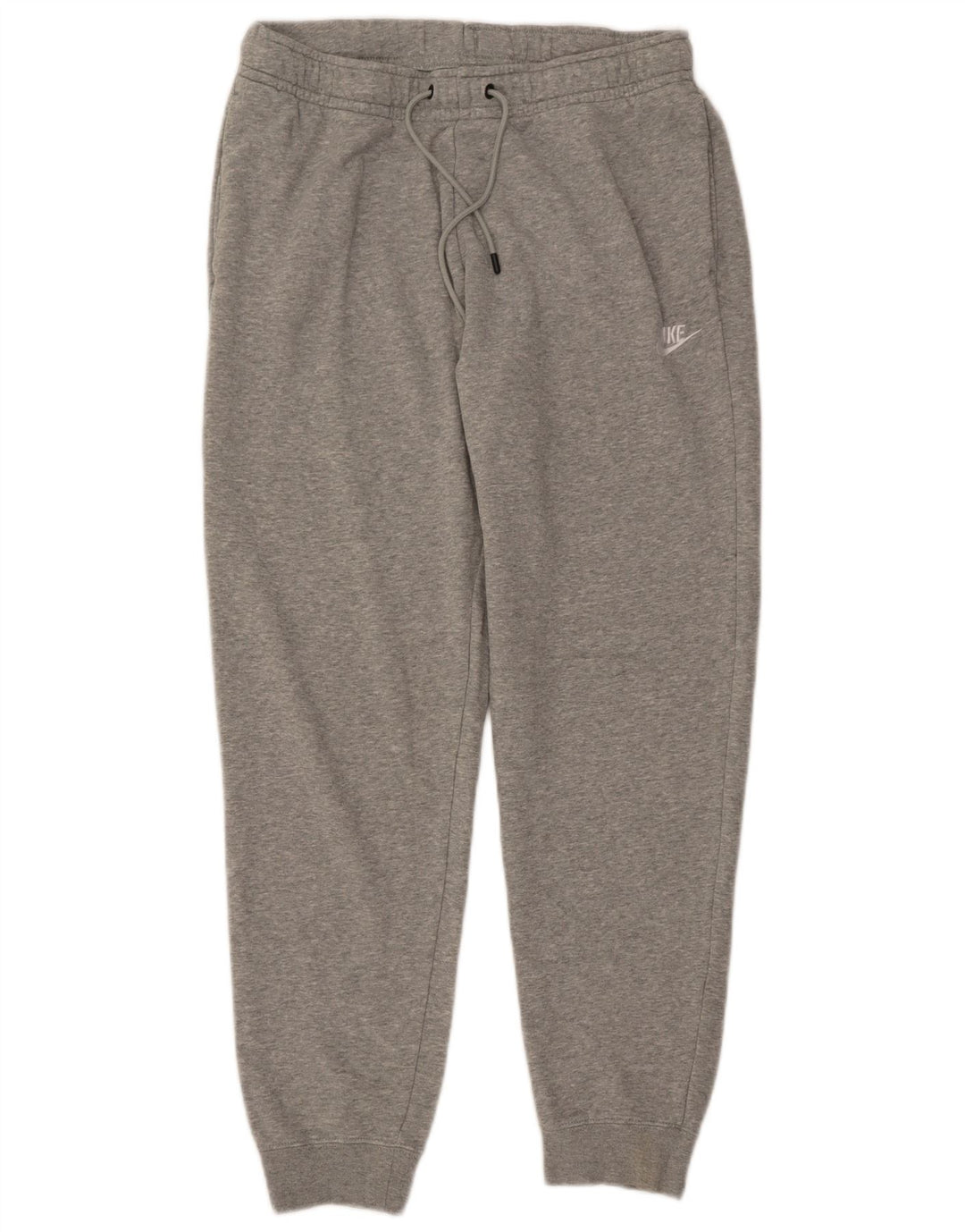NIKE Mens Tracksuit Trousers Joggers Medium  Grey Cotton