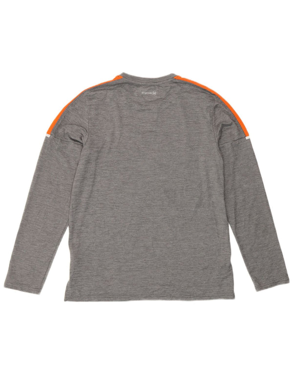 Russell Athletic Boys Top Long Sleeve 15-16 Years 2XL Grey Polyester
