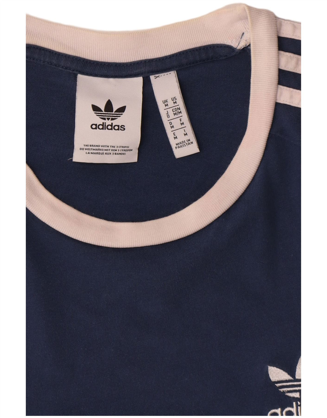 Мужская футболка Adidas Top Medium Navy Blue Хлопок