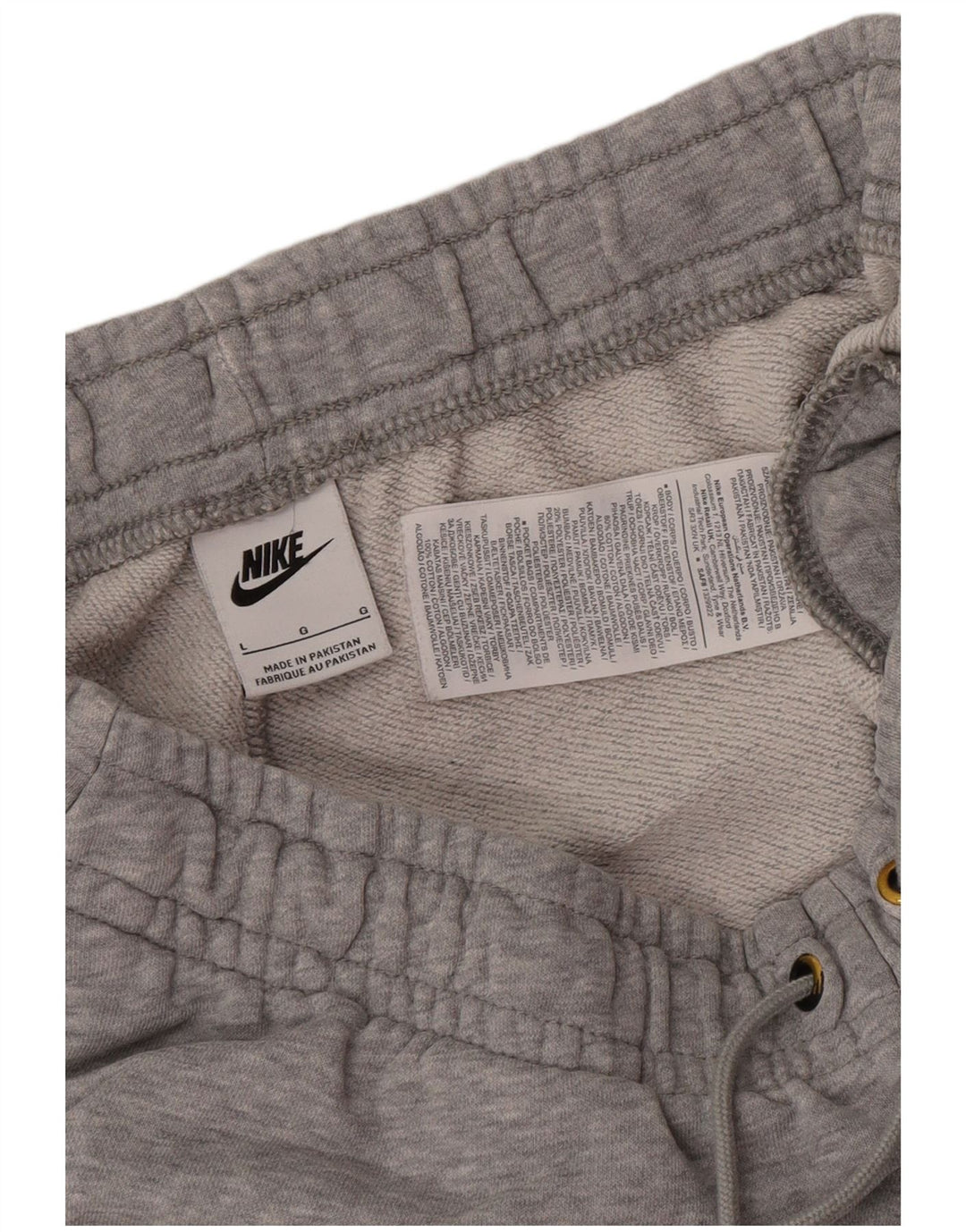 Мужские спортивные брюки Nike, джоггеры, большие серые, хлопковые