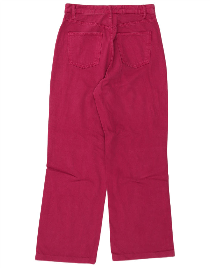 Женские джинсы с высокой талией Zara EU 42, большие W32 L32, бордовые