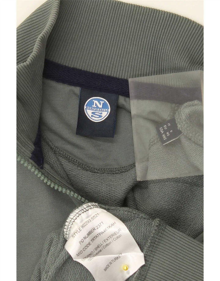 Мужская спортивная куртка North Sails с графическим рисунком 2XS, зеленый хлопок