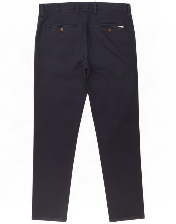 Gant Мужские узкие брюки-чиносы W32 L27 Темно-синие, хлопок