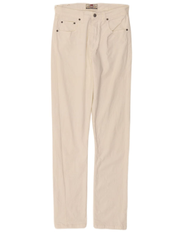 Женские прямые джинсы Levi's 475 W33 L32, белый хлопок