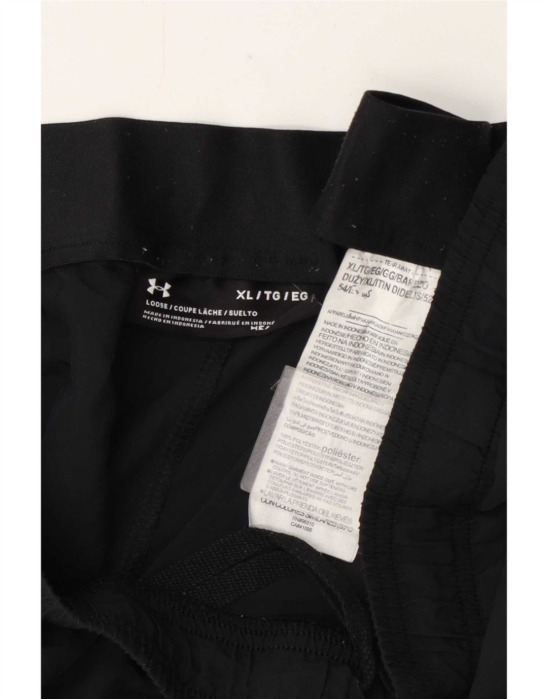 Мужские спортивные шорты Under Armour Regular XL, черный полиэстер
