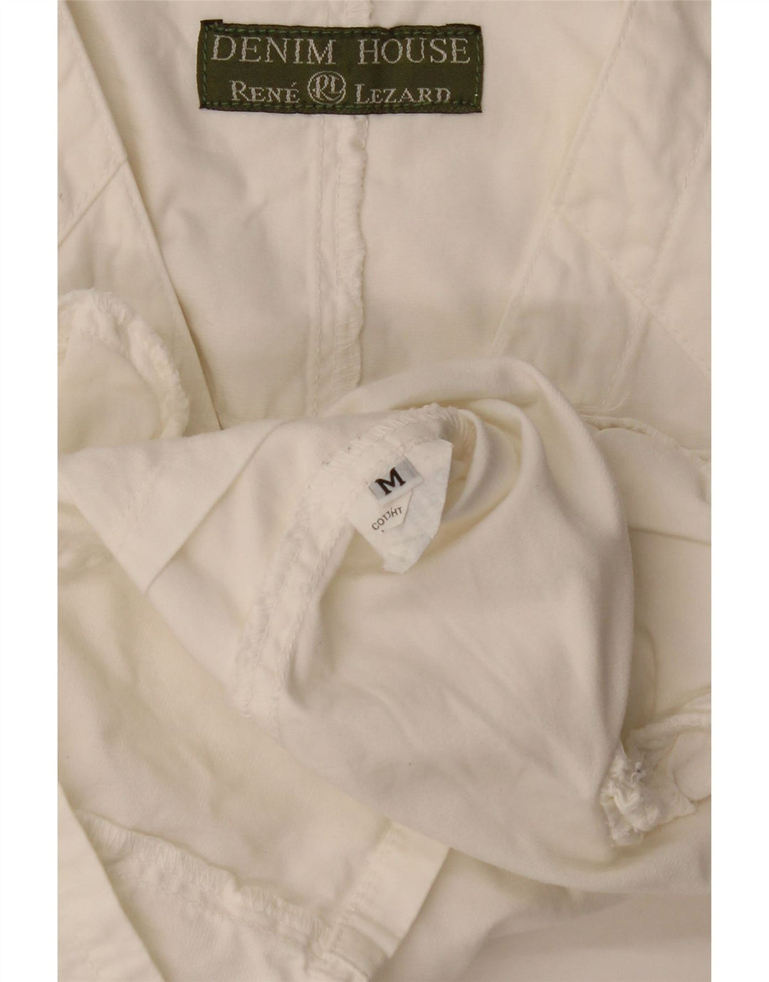RENE LEZARD Женский жилет UK 12 Средний Белый Хлопок