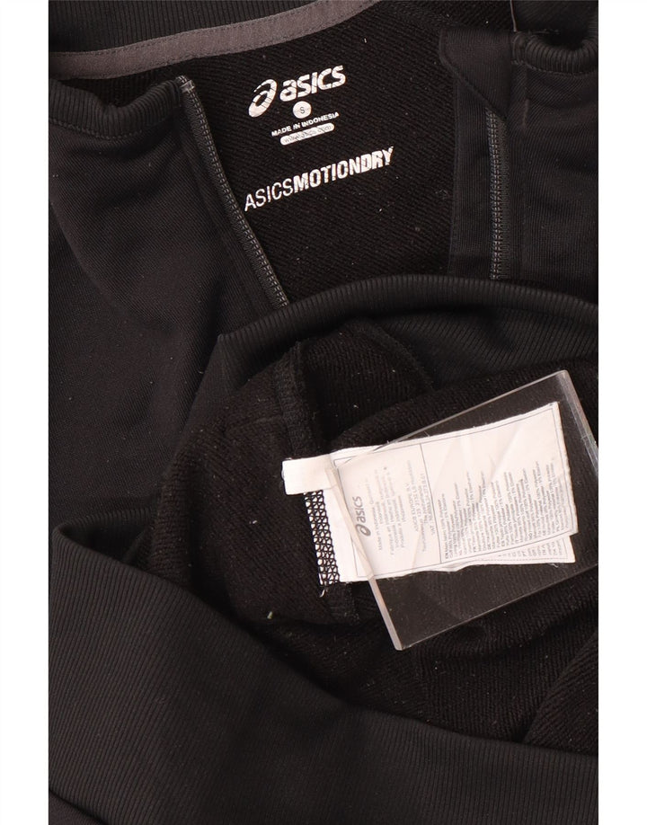 Мужской спортивный костюм Asics, верхняя куртка, маленький черный полиэстер