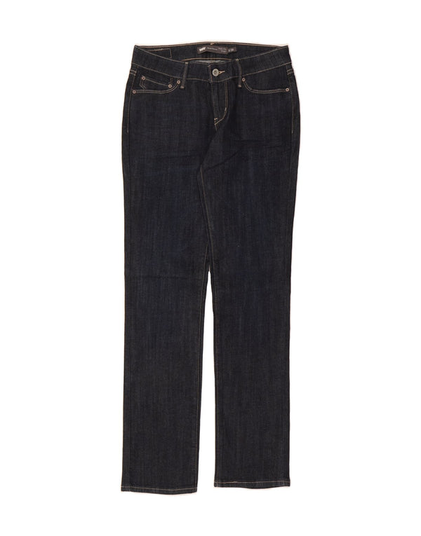 Женские прямые джинсы LEVI'S Demi Curve US 2 XS W26 L32 Темно-синие