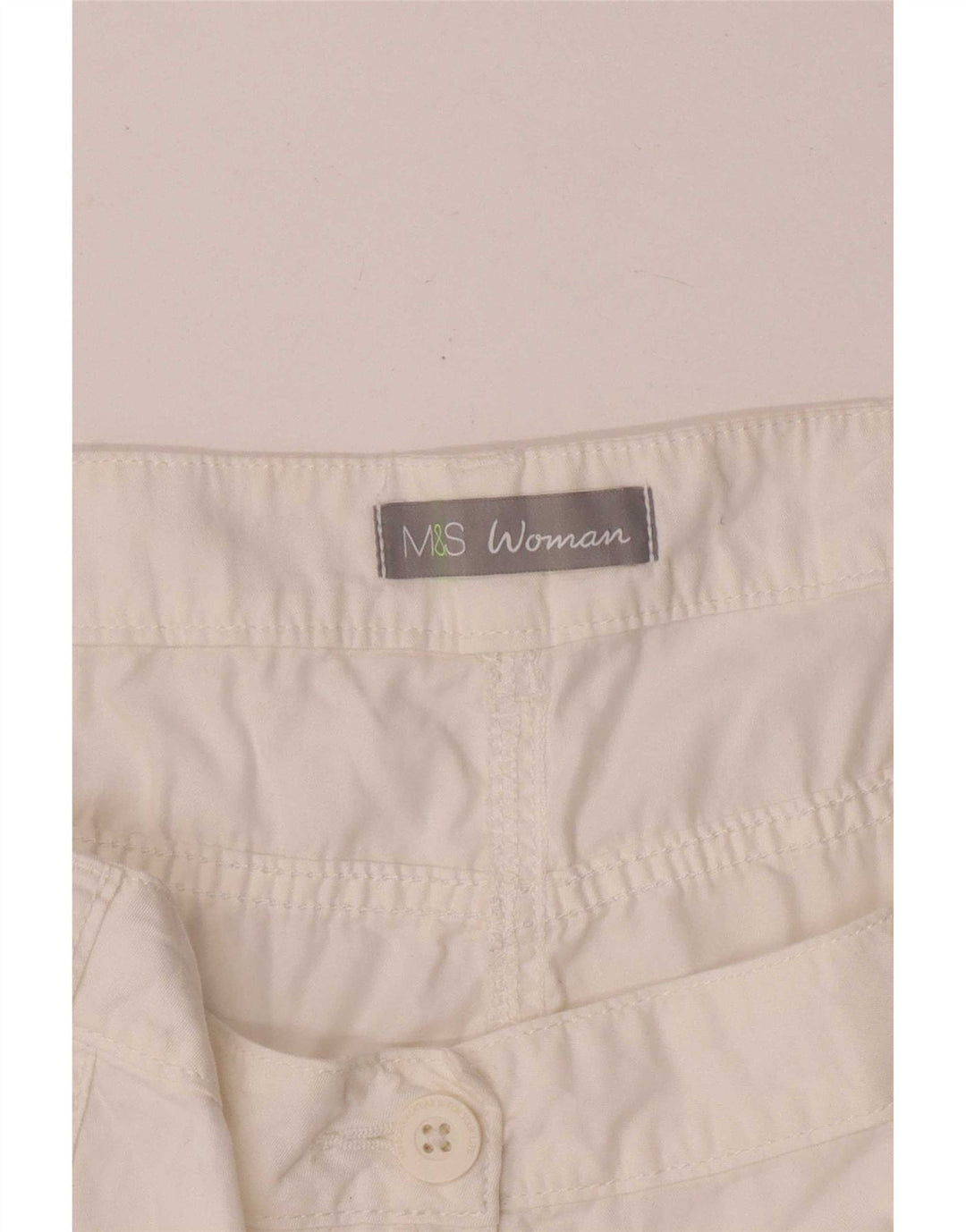 Женские шорты Marks & Spencer W44 3XL белые