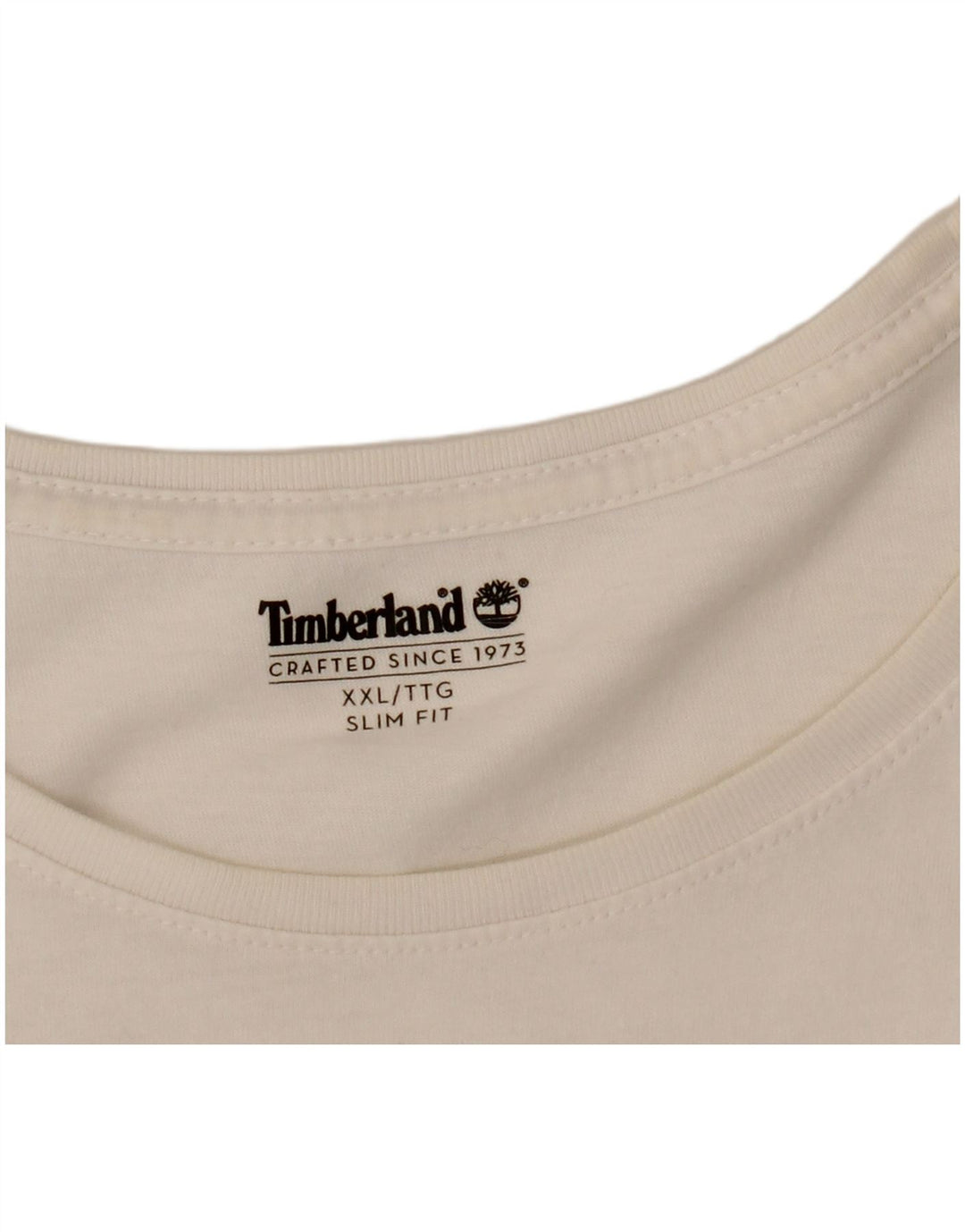 Мужская футболка приталенного кроя Timberland 2XL, белая
