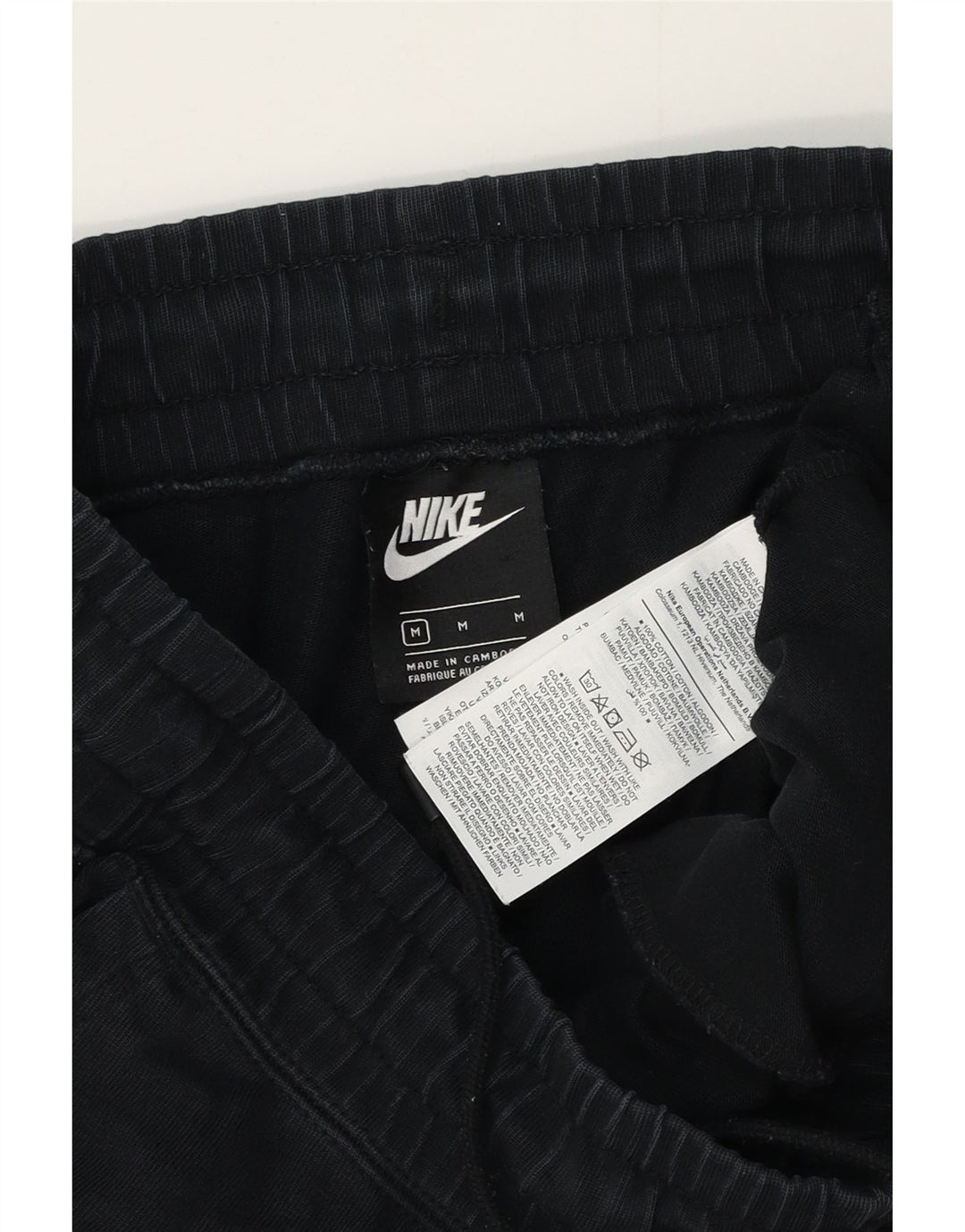 Женские спортивные брюки Nike Joggers UK 14, средний черный хлопок