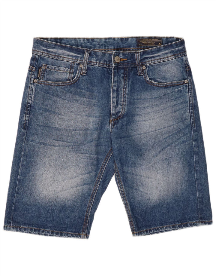 Мужские джинсовые шорты Jack & Jones Medium W32 Синие, хлопок