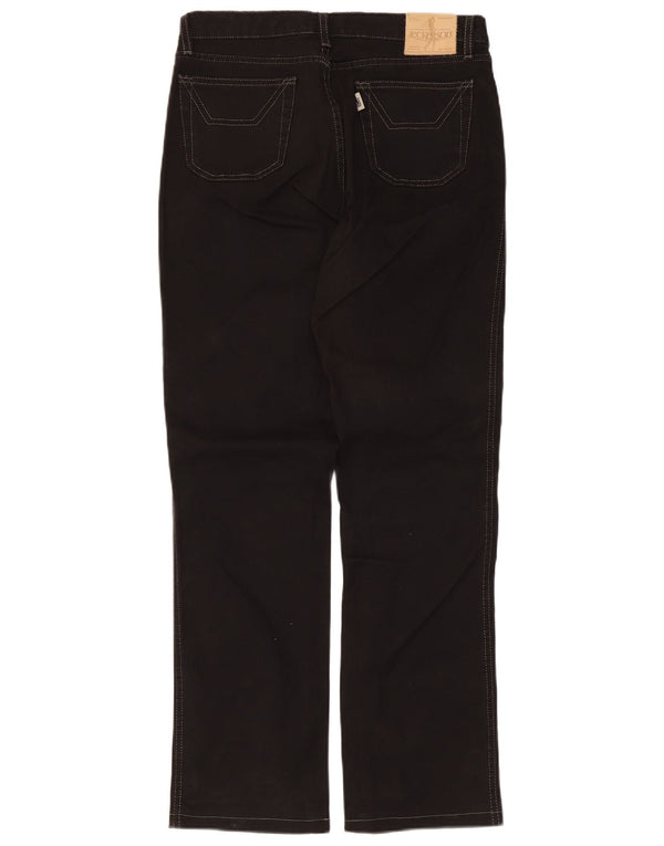 Женские прямые джинсы Jeckerson W29 L30, черный хлопок
