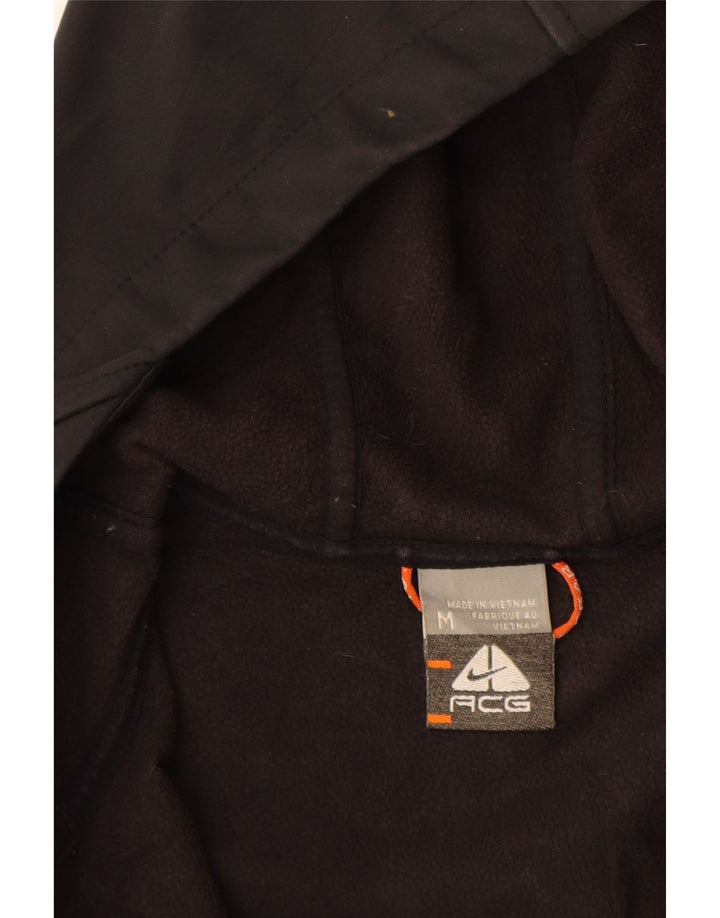 Женская ветровка с капюшоном NIKE UK 12, средний черный полиэстер