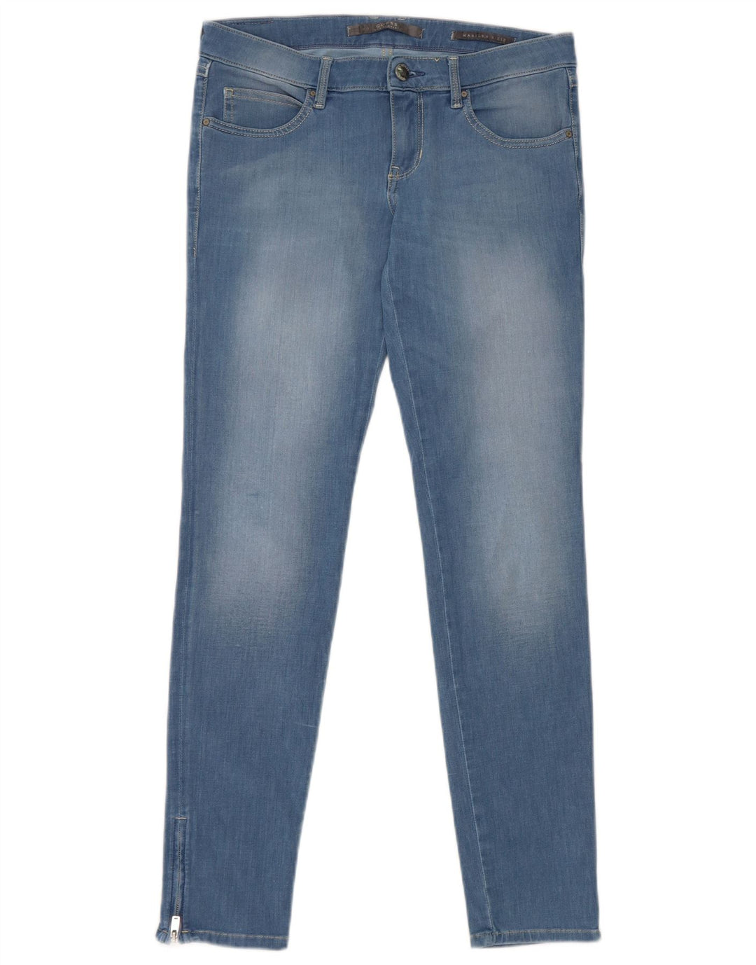 Женские джинсы скинни Guess W27 L28 синие