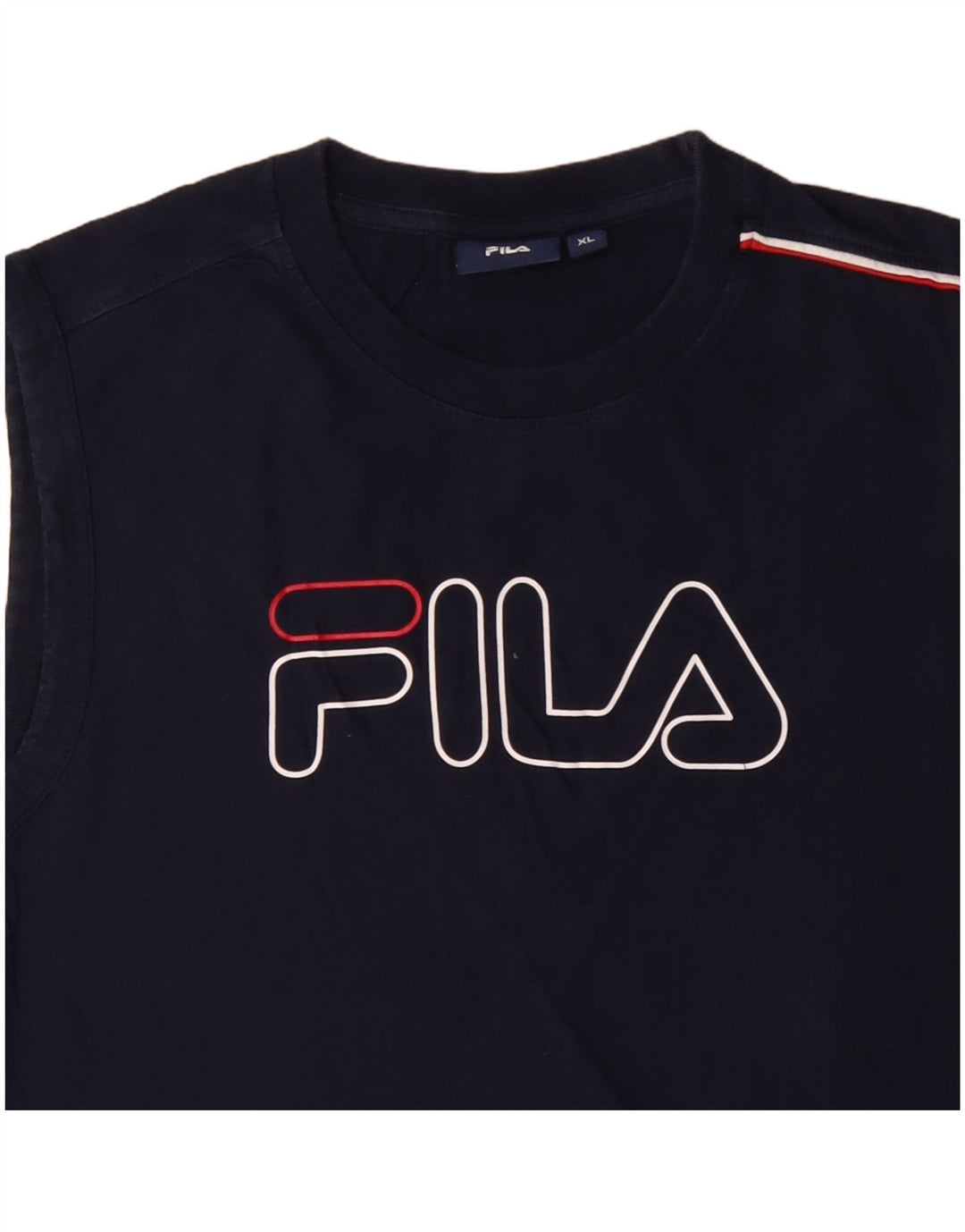 Женский жилет с рисунком FILA UK 18 XL, темно-синий, хлопок