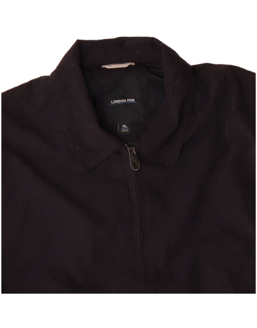 Мужская куртка-бомбер LONDON FOG UK 42 XL Темно-синий полиэстер