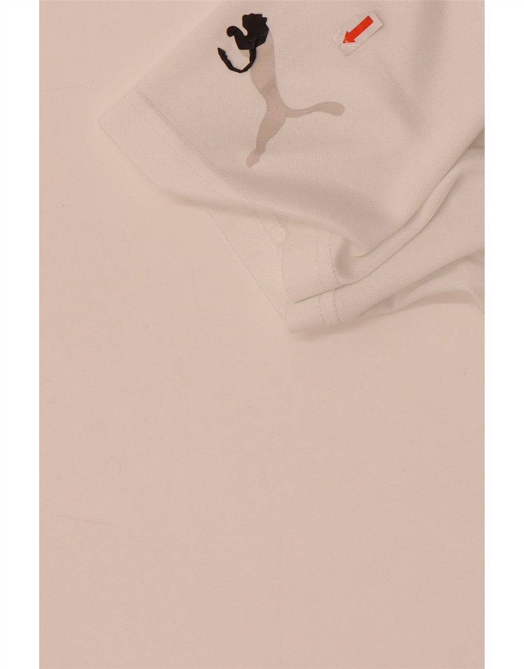 Мужская футболка с рисунком Puma, средний белый полиэстер