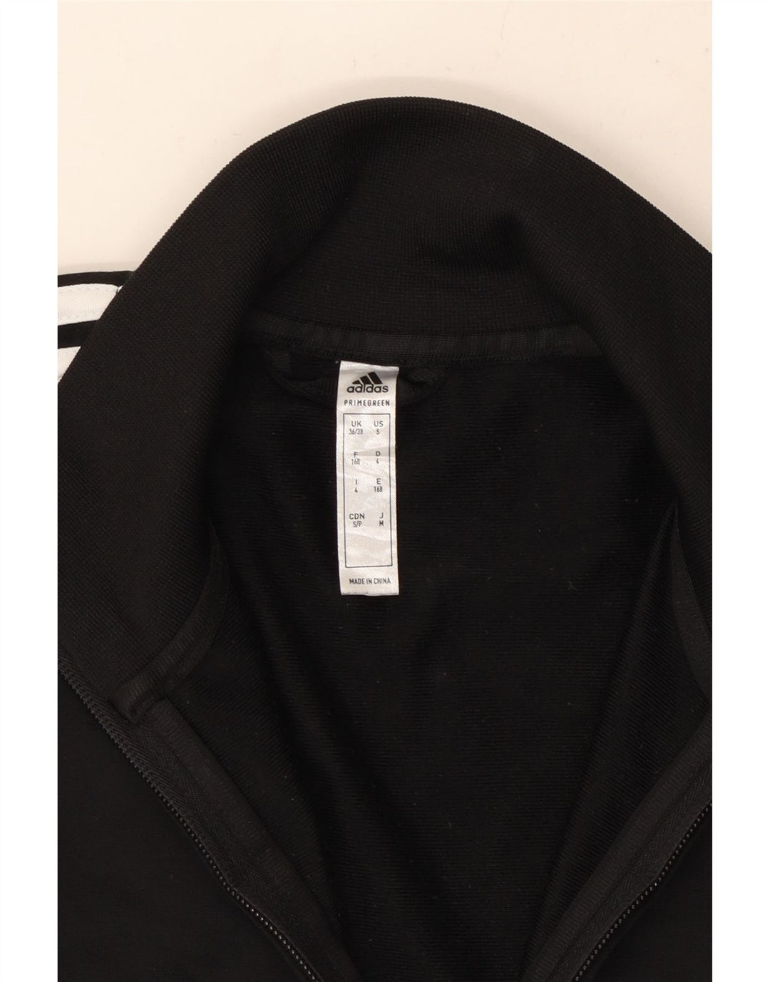 Мужская спортивная куртка ADIDAS UK 36/38, маленький черный полиэстер