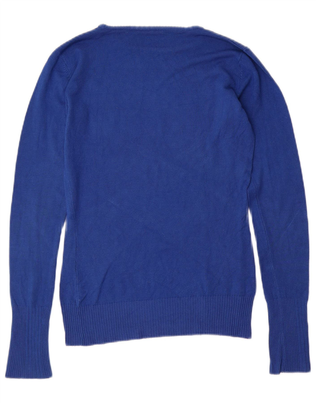 Женский джемпер с вырезом «лодочка» GUESS, UK 12, средний синий, вискоза