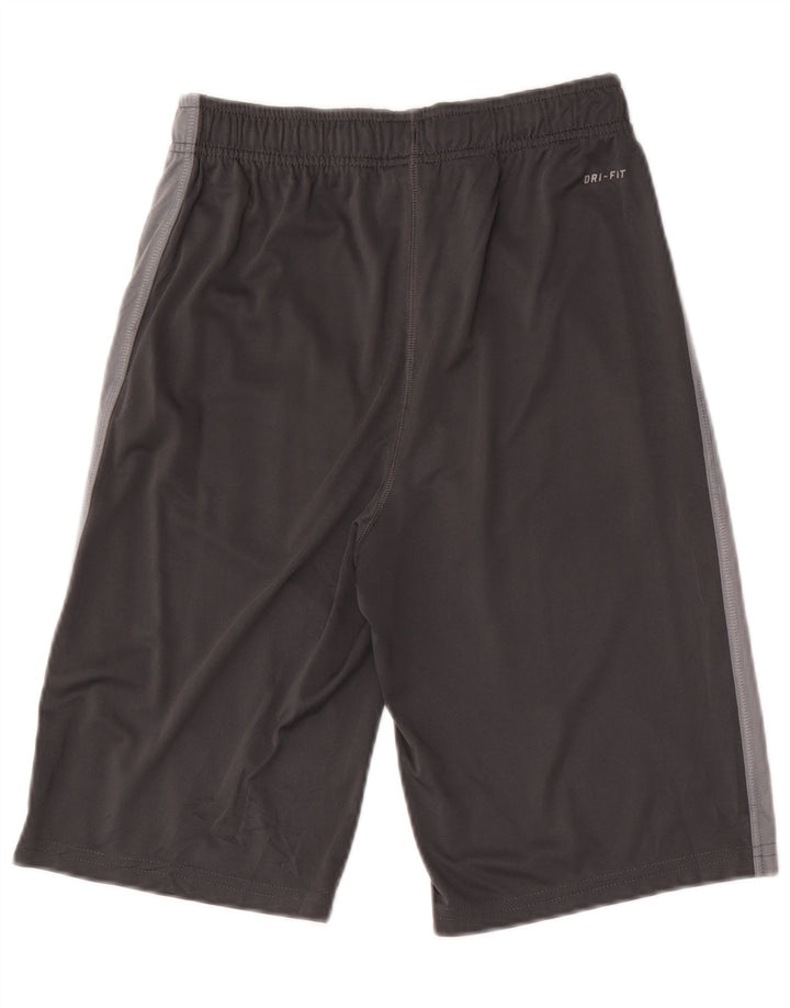 Мужские спортивные шорты NIKE Dri Fit, большие серые, полиэстер