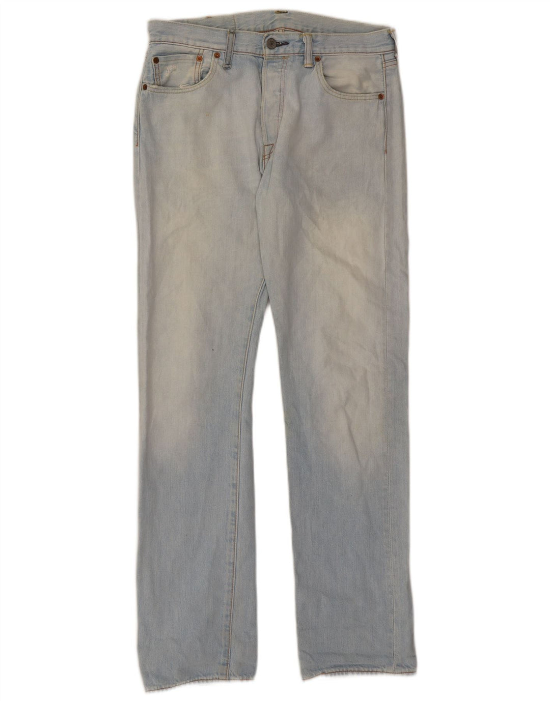 Мужские прямые джинсы Levi's 501 W30 L32 синие, хлопок