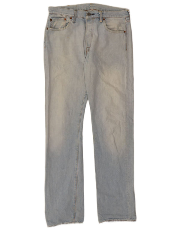 Мужские прямые джинсы Levi's 501 W30 L32 синие, хлопок