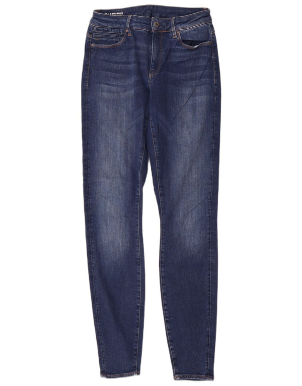 G-Star Womens Skinny Jeans W30 L34 Blue Cotton