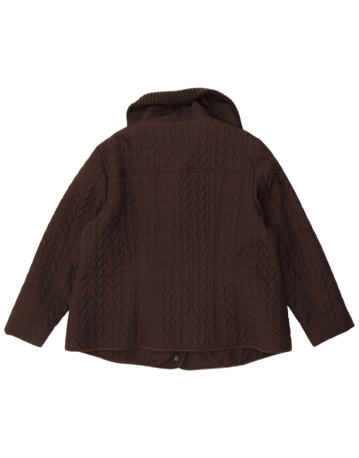 Женская стеганая куртка Monsoon UK 22 3XL, черный полиэстер