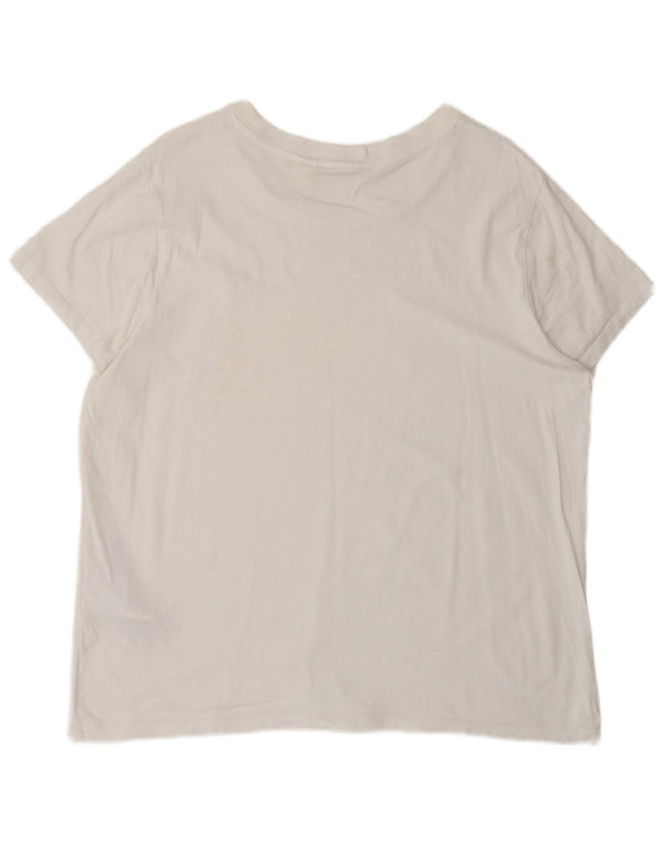 Женская футболка Levi's Top UK 18 XL, белый хлопок