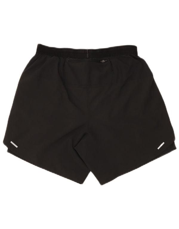 Мужские спортивные шорты Nike Dri Fit среднего серого цвета с цветными блоками