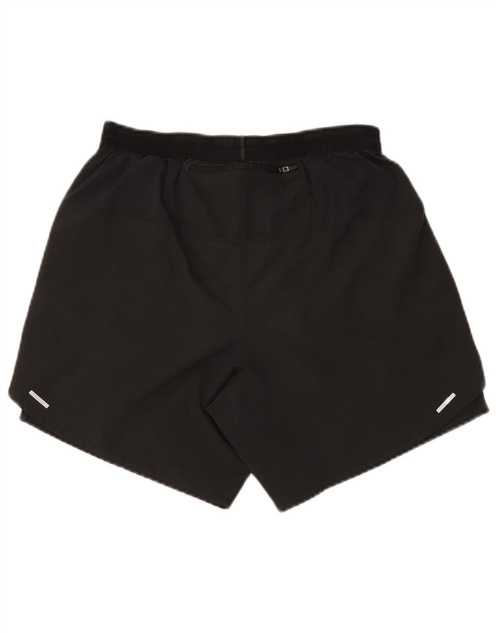 Мужские спортивные шорты Nike Dri Fit среднего серого цвета с цветными блоками