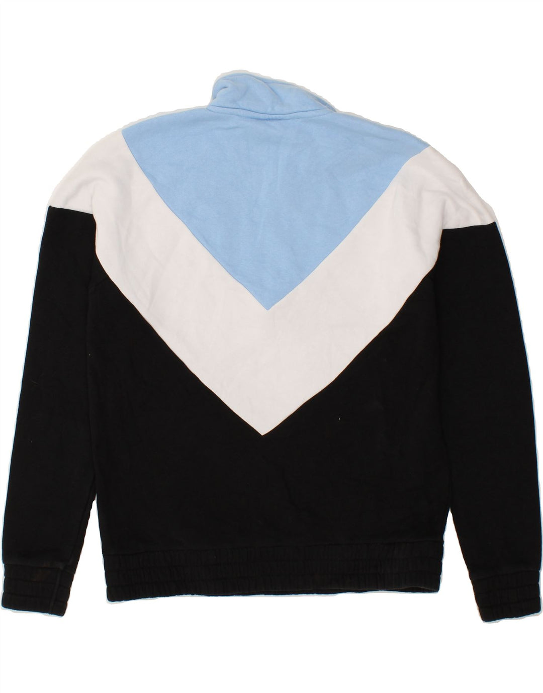 FILA Womens Sweatshirt Jumper UK 14 Medium Multicoloured Colourblock Vintage Fila and Second-Hand Fila from Messina Hembry 