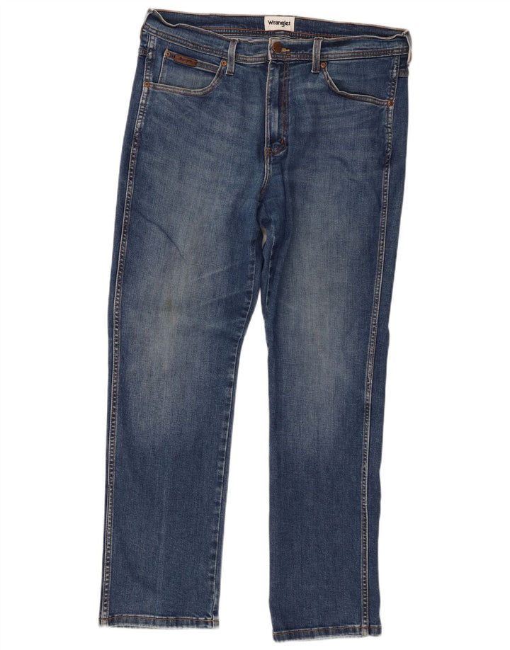 Джинсы мужские прямые Wrangler W36 L30 синие