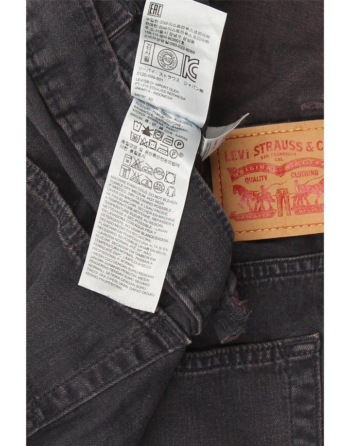 Мужские комбинезоны Levi's, узкие джинсы, большие размеры W36 L28, серый хлопок