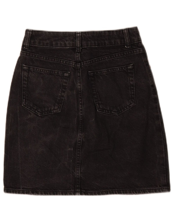 Женская джинсовая юбка Topshop UK 6 XS W24 черная