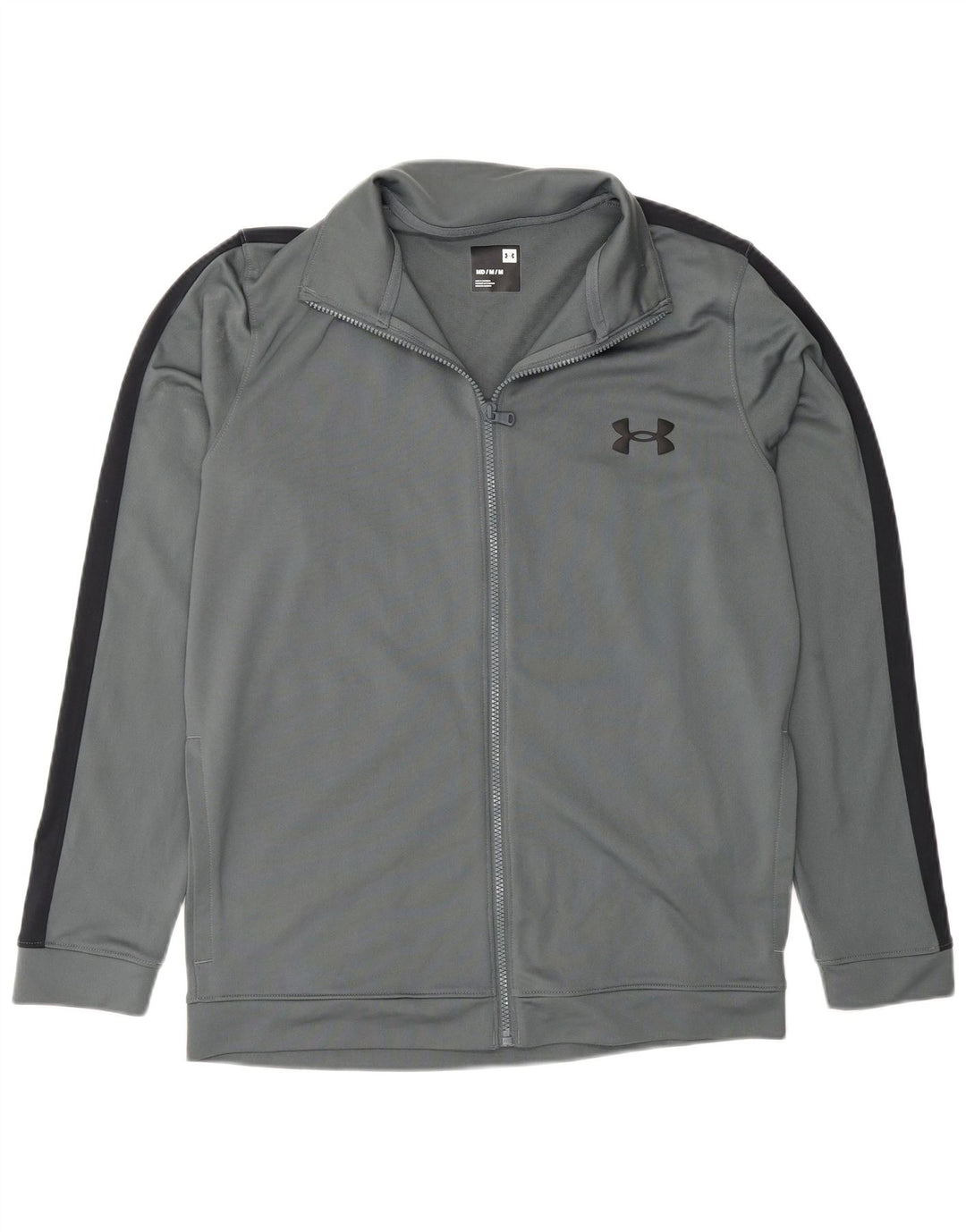 Мужской спортивный костюм стандартной посадки Under Armour, верхняя куртка среднего серого цвета с цветными блоками