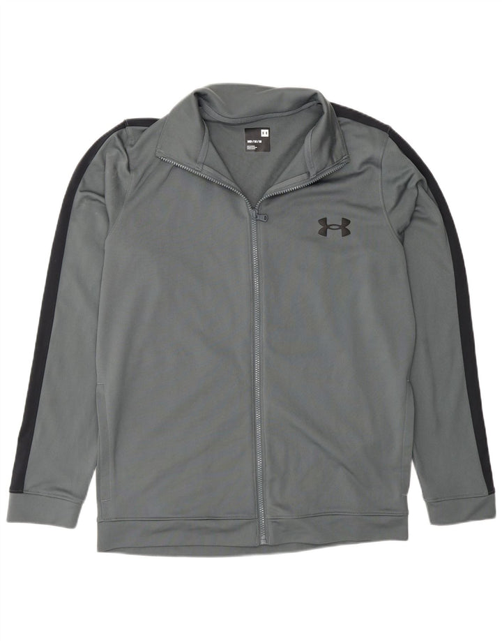 Мужской спортивный костюм стандартной посадки Under Armour, верхняя куртка среднего серого цвета с цветными блоками