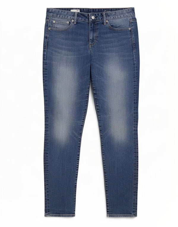 Женские джинсы скинни Gap W30 L30, синие, хлопок