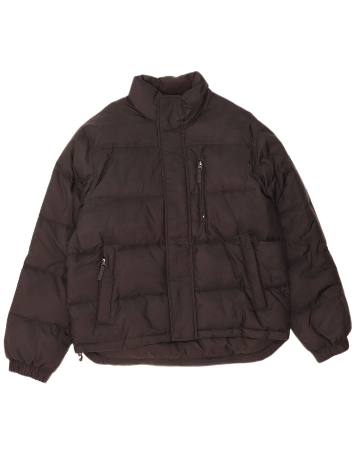 Мужская стеганая куртка Timberland UK 40, большая, черный нейлон