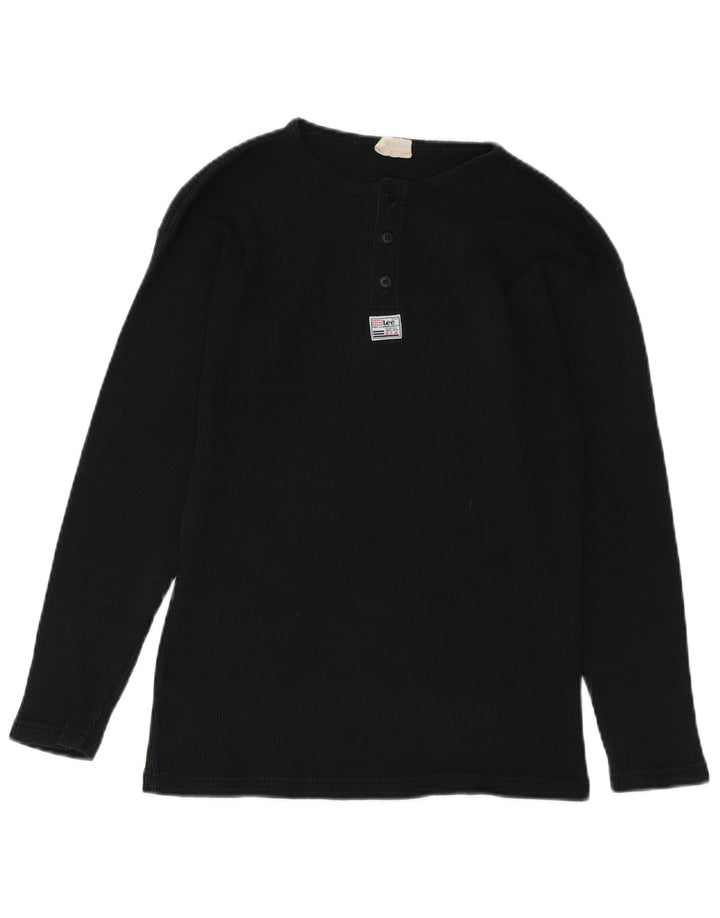 LEE Мужской топ с длинным рукавом, средний черный