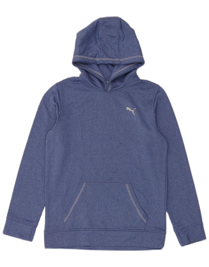 Джемпер с капюшоном Puma для мальчиков 15-16 лет, XL, синий полиэстер