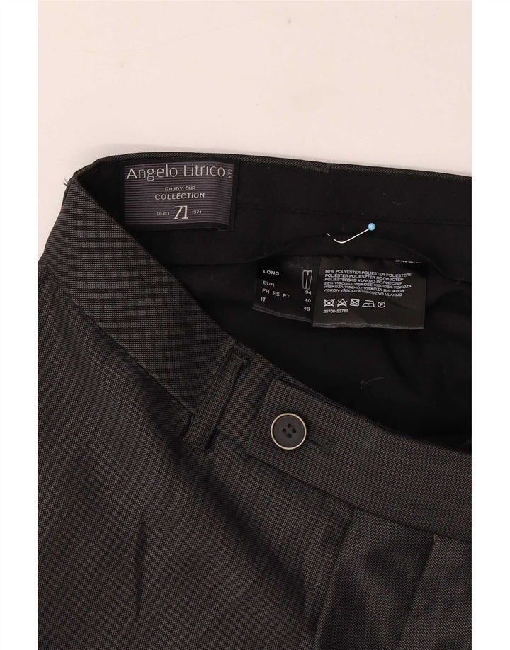 Angelo Litrico Мужские брюки костюмные прямые IT 48 Medium W32 L33 Серые