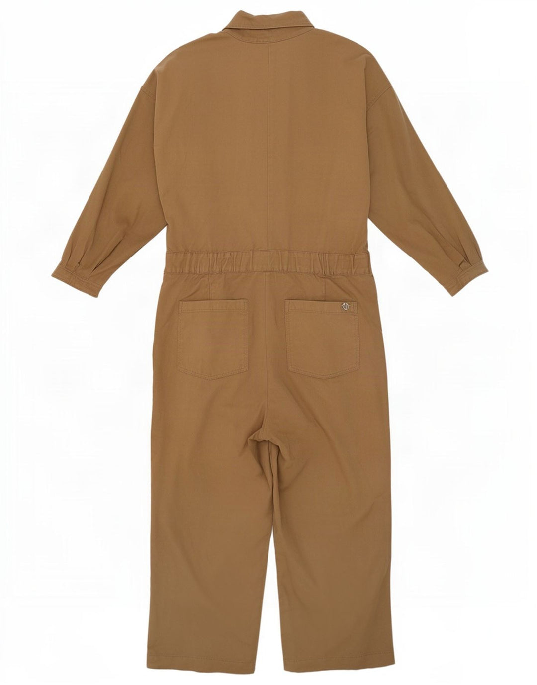 Женский комбинезон Massimo Dutti UK 12, средний бежевый, хлопок
