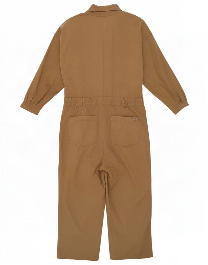 Женский комбинезон Massimo Dutti UK 12, средний бежевый, хлопок