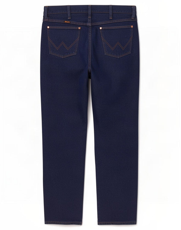 Мужские прямые джинсы Wrangler W33 L30 темно-синие, хлопок