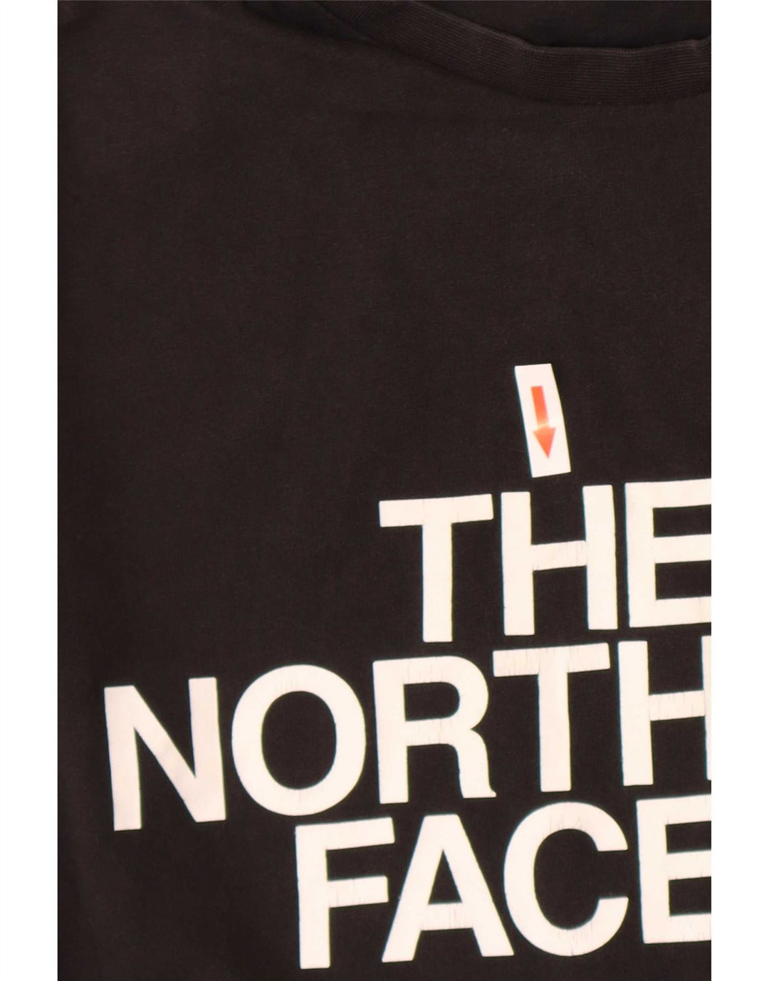 Мужская футболка с рисунком The North Face, хлопковый топ среднего размера, черный